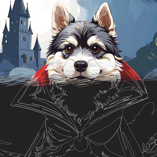 Brea Reese® 9" x 12" Pets in Costumes Scratch Art Paper Pad